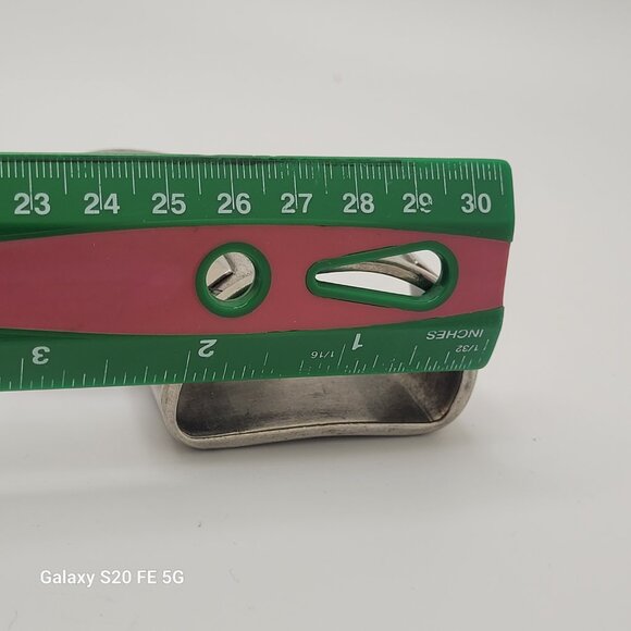 Vintage Aitkens Pewter Napkin Rings Geometric Tableware Set of Four 4 - Picture 9 of 11